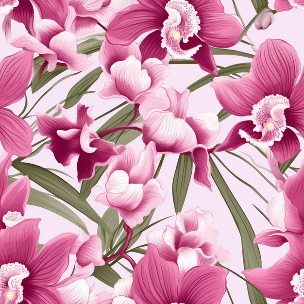 Orchid pattern for branding