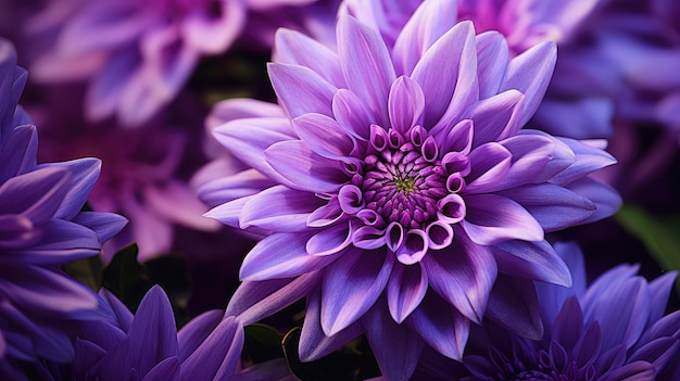 写真 オルキディアの紫色の花