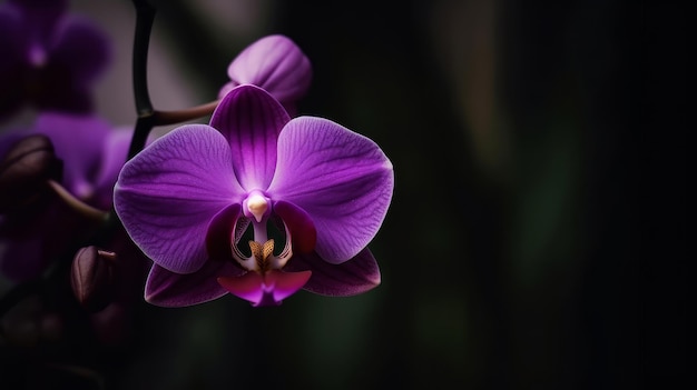 Orchideebloem Illustratie AI GenerativexA