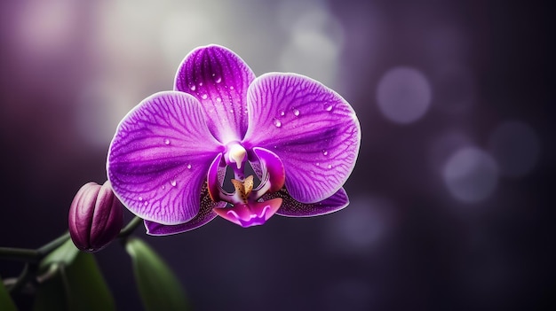 Orchideebloem Illustratie AI GenerativexA