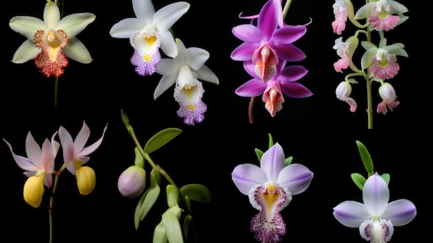 Фото Популярным сортом орхидей являются орхидеи.