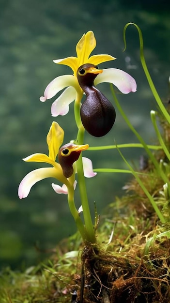 Orchids are a species of orchids, and are native to the island.