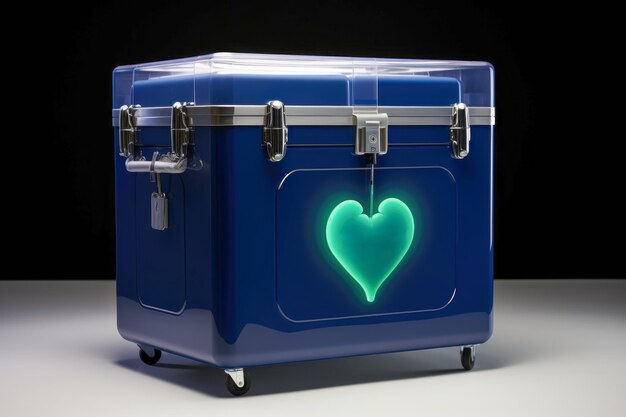 Organ donation transportation box used for transporting lifesaving organs for transplantation