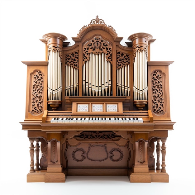 Organ with white background high quality ultra hd