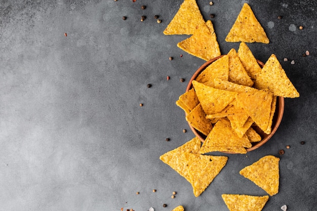 Organic baked corn fried tortilla chips