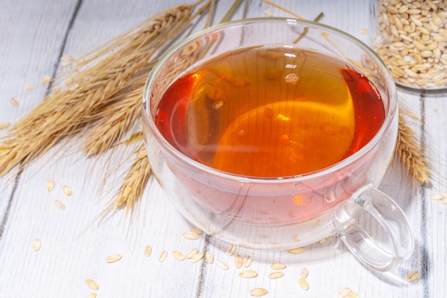 Organic barley tea cup