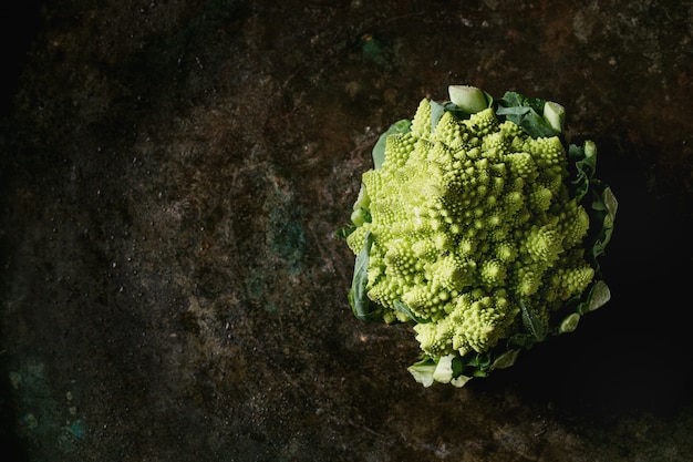 Organic cabbage romanesco