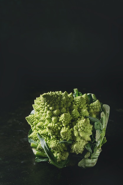 Organic cabbage romanesco