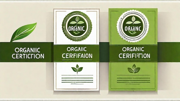 Photo organic certification for sustainable practices