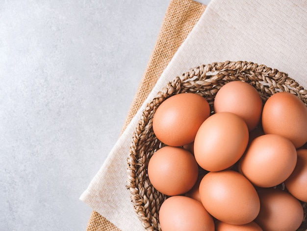 Органические пищевые ингредиенты из куриных яиц