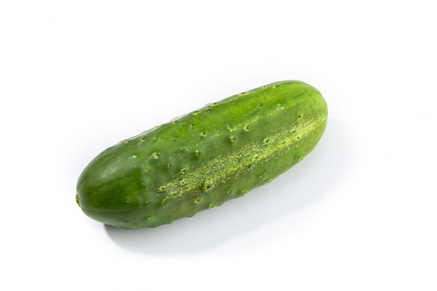 Organic cucumber isolated