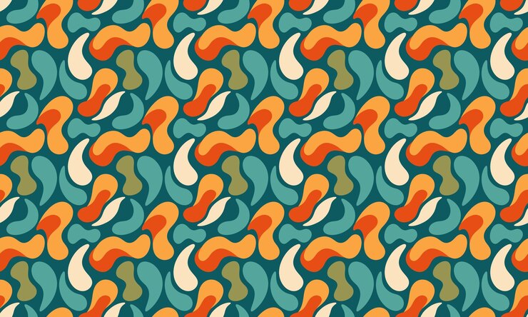 Photo organic design seamless pattern wallpaper background