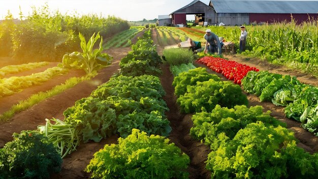 Organic food farm