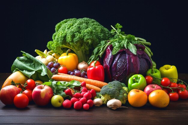 Organic fresh vegetables