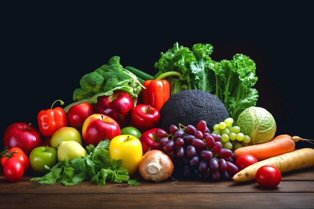 Organic fresh vegetables