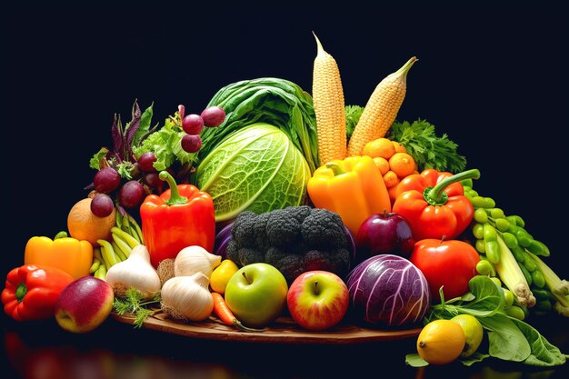 Organic fresh vegetables