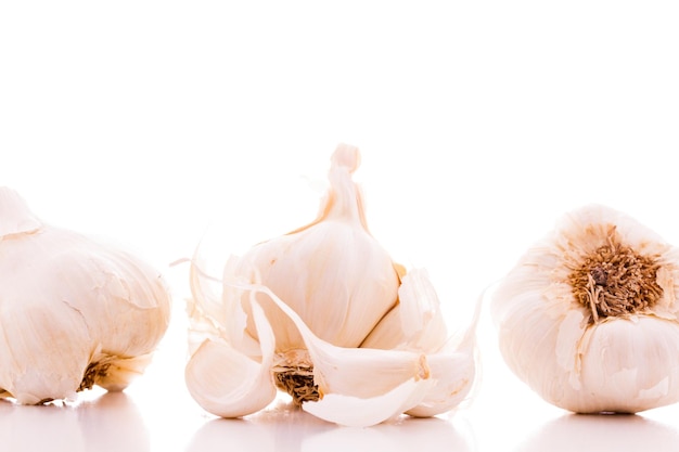 Organic garlic from the local Farmers Market.