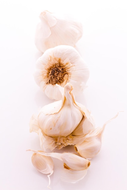 Organic garlic from the local Farmers Market.