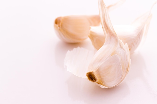 Organic garlic from the local Farmers Market.