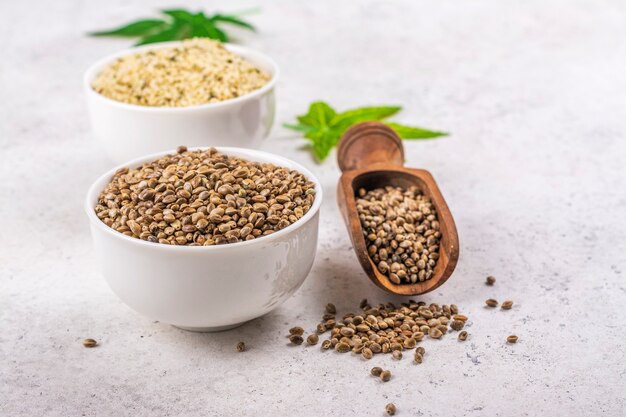 Organic hemp seeds