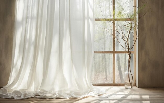 Organic Linen Curtains Linen Serenity