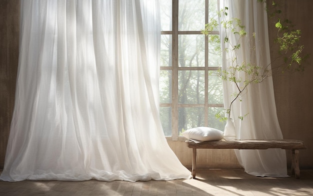 Organic Linen Drapes EcoFriendly