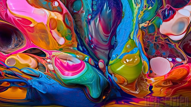 Organic Liquid Abstraction wallpaper