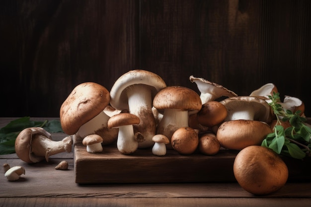 Organic mushrooms Generate Ai