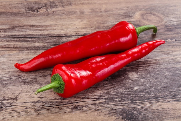 Organic Ramiro red pepper for cooking