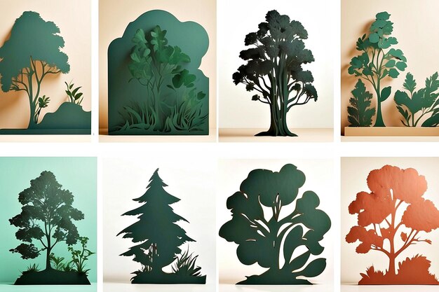 Photo organic shadow mockups