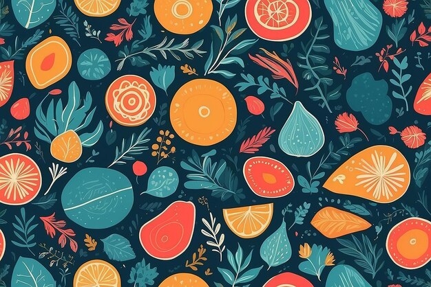 Organic Shape Pattern stock illustration