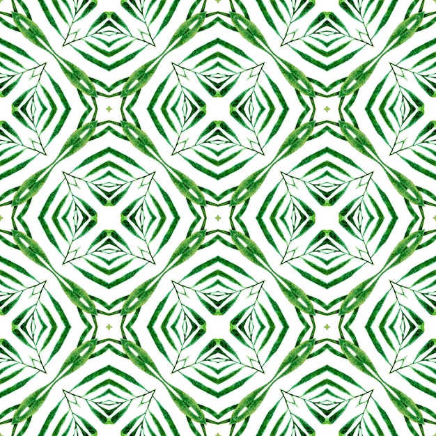 Organic tile Green classy boho chic summer