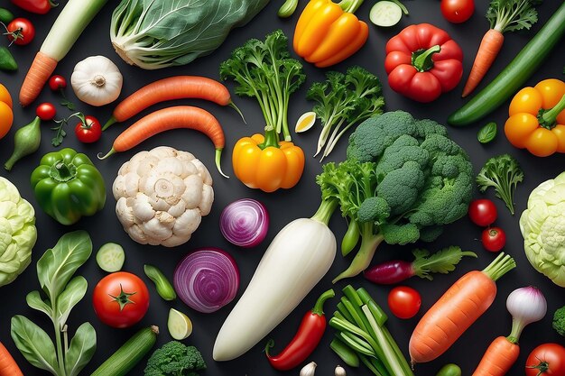 Органические овощи и фрукты для здорового образа жизни с маленькими людьми концепция дизайна