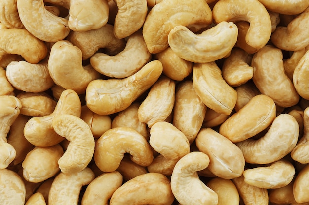 Organische Cashew zonder shell op een