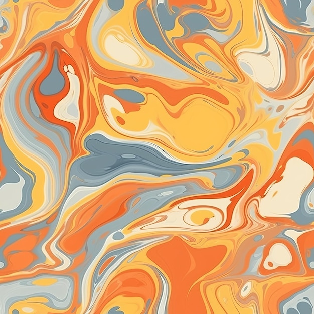 A organize made through the fluid curiously portray methodology taking after marble Seamless pattern AI Generated