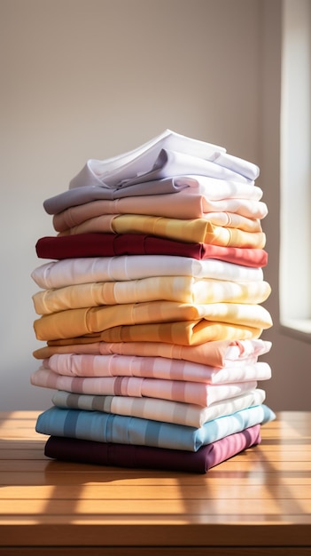 Photo organize your closet shop crisp shirts neatly aigenerated