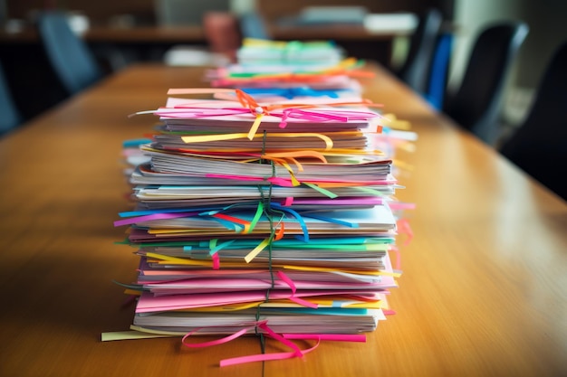 Organized Chaos Unraveling the Art of Homework Management on a Teachers Desk