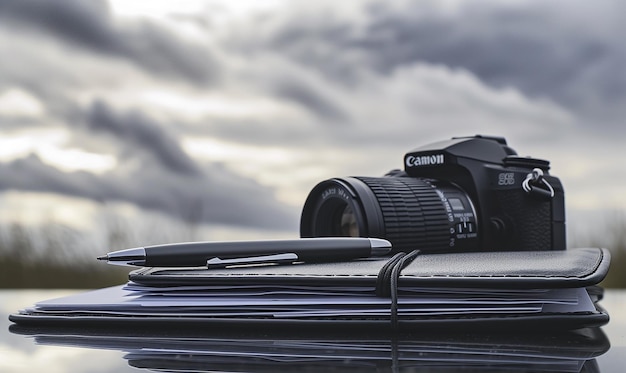 Organized Finance Photos with Pen