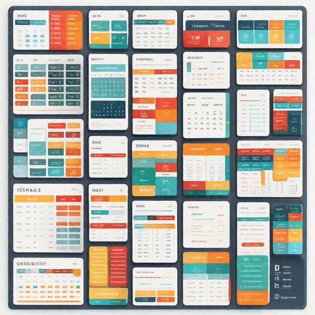 Organized Timetables and Schedules