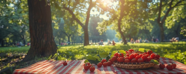 Organizing A Community Picnic With Activities Wallpaper