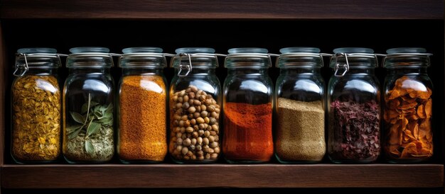 Organizing spices in a cupboard