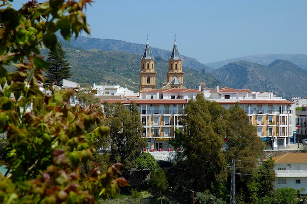 Orgiva는 Alpujarra Granada Andalucia Spain의 작은 마을입니다.