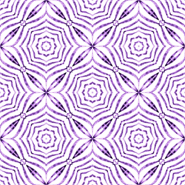 オリエンタル アラベスク手描きボーダー紫の美しい自由奔放に生きるシックな夏デザインテキスタイル対応雄大なプリント水着生地壁紙ラッピングアラベスク手描きデザイン