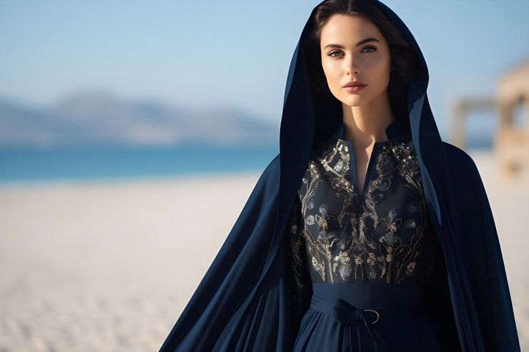 Oriental Opulence Elegant Muslim Fashion with a Trendy Twist