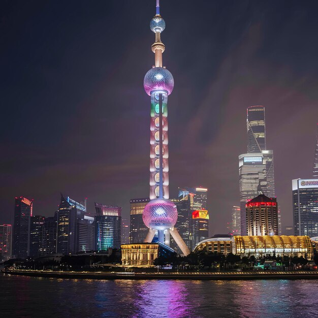 Photo oriental pearl tower shanghai chaina