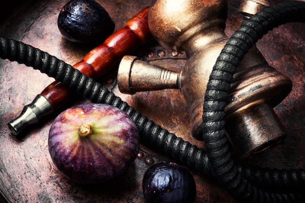 Oriental shisha with figs