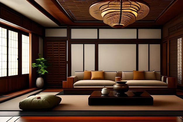 Восточный стиль Japanesse Home Interior Design