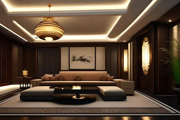 Oriental style Japanesse Home Interior Design