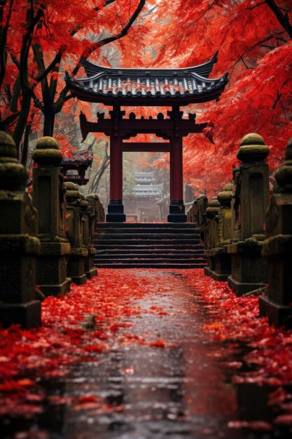 東洋の寺院のデザイン