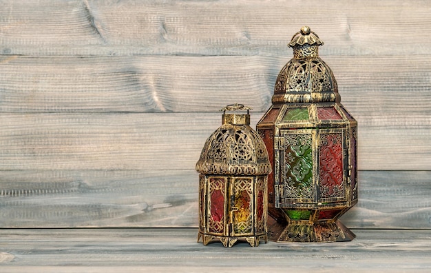 Oriental vintage light lantern Arabic decoration